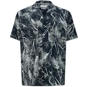 s.Oliver Herenhemd met korte mouwen, blauw 59a3, 3XL