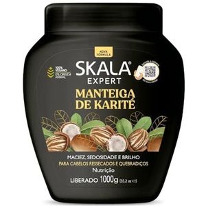 Skala Expert Manteiga de Karité Schaal, 1 kg, ideaal voor liefhebbers van cachaca en caipirinha, topprijs in de Braziliaanse shop, kleur B, verpakking van 1 kg
