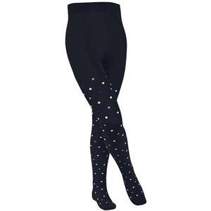 FALKE - Multidot - Panty - Blauw - Dun Gedessineerd Katoen - Kinderen