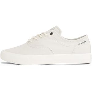 Tommy Hilfiger - Sneakers - Beige - Katoen - Met Opgezet Logo