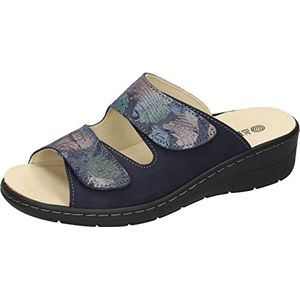 Dr. Brinkmann Dames 700477-05 platte slippers, blauw, 41 EU