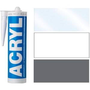Bouw acryl transparant 300ml afdichtmiddel afdichtmiddel voegafdichtmassa, 1 stuk