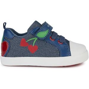 Geox B Kilwi Girl B Sneakers voor jongens en meisjes, AVIO/RED, 25 EU, Avio Rood, 25 EU