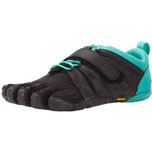 Vibram V-Train 2.0 Sneakers voor dames, zwart/groen, 35 EU