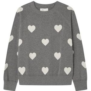 Springfield Nieuw structuurhemd met boomborduurwerk, grijs, XS