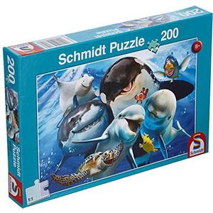 Schmidt puzzel Onderwater Vrienden, 200 stukjes - Puzzel