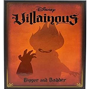 Ravensburger Disney Villainous Bigger & Badder, Italiaanse versie, strategiespel, bordspel 2-3 spelers, 10+ jaar.