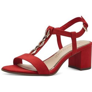 MARCO TOZZI Heeled Sandal by Guido Maria Kretschmer 2-28342-42 dames, Red, 37 EU