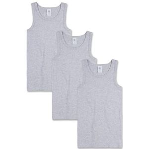Sanetta Jongensonderhemd (verpakking van 3) | Hoogwaardig en duurzaam onderhemd voor jongens van biologisch katoen. Inhoud: set van 3 ondergoed voor jongens
