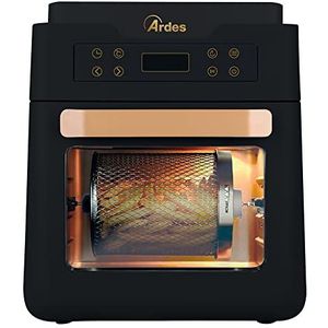 Ardes AR1K3000 Eldorada XXL hybride oven en luchtfriteuse, automatische programma's, automatische uitschakeling, draaibare mand, maximale temperatuur 200 °C, 1000 watt - XXL 12 liter
