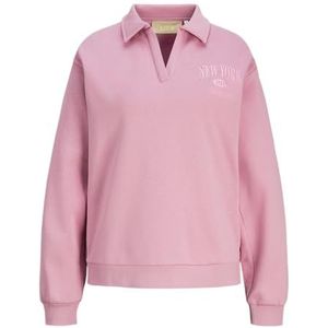Jack & Jones JXPALLAS RLX LS V-hals Sweat SWT, Moonlite Mauve, XS