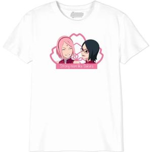 Boruto Mother's Day Sakura GIBORUTTS001 T-shirt voor kinderen, wit, maat 12 jaar, Wit, 12 Jaren