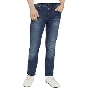 TOM TAILOR Denim Jeans voor heren 202212 Aedan Straight, 10281 - Mid Stone Wash Denim, 33 W/32 L