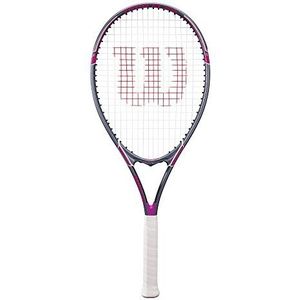 Wilson Tour Slam Recreatief Tennisracket voor volwassenen - Gripmaat 2-4 1/4"", roze/grijs