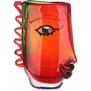 GILDE GLAS art Vaas Design - decoratief object - uniek handgemaakt van glas H 31 cm