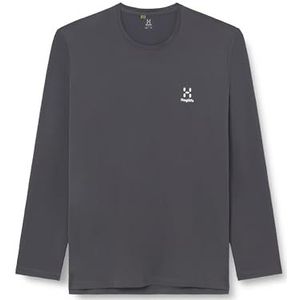 Haglöfs 606914_2AT TREKK Tech LS T-shirt Heren Magnetiet Maat XL, Magnetiet, XL