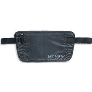 Tatonka Buiktas Skin Document Belt - Platte heuptas met groot ritsvak - Voor verborgen dragen onder de kleding (zwart)