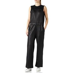 G-STAR RAW Dames Straight Wide Leg Jumpsuit, zwart (Dk Black C537-6484), XXS