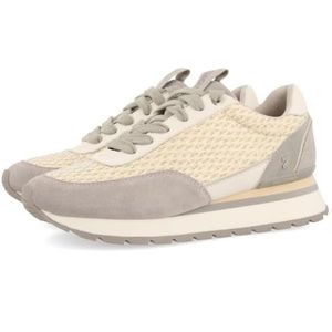 Gioseppo - Gaggi - Sneakers - Beige - Met Raffia-achtige Vlechtwerk