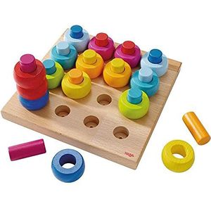 HABA 2202 Rainbow Whirls Pegging Game for Ages 2 and Up (Made in Germany)