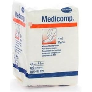 HARTMANN Medicom, Niet Steriel, 30 g, 7,5 X 7,5 Cm, 100 Stuk