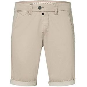 Timezone Heren Slim Jannotz Shorts, Light Chino Beige, 30W