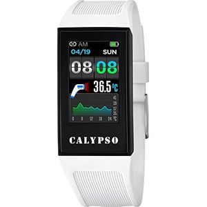 CALYPSO Horloge model K8501/1 uit de collectie SMARTWATCH, behuizing 23,80/41,30 mm, met elastiek meerkleurig, voor heren K8501/1