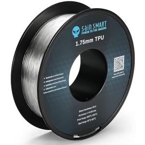 3D-printerfilament - TPU - 1,75 mm - 1 kg - Zwart