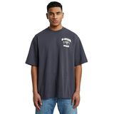 G-star - Hardlopende Hondenprint T-shirt - Blauw - Heren