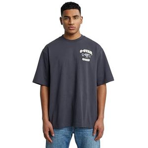 G-star - Hardlopende Hondenprint T-shirt - Blauw - Heren