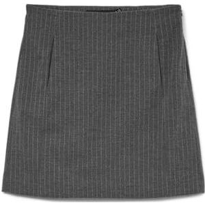 VERO MODA Vmjojo Mw Short Skirt Noos, Medium grijs (grey melange), 40