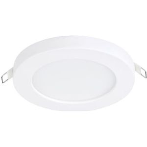 EGLO LED inbouwspot Fueva Flex, ronde inbouw lamp, spot van wit aluminium en kunststoff, plafondlamp neutraal wit, plafond spotje Ø 11,7 cm