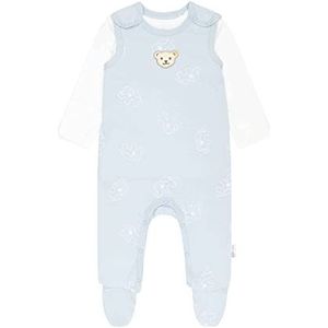 Steiff Uniseks basic baby-pyjama voor peuters, Celestial Blue, 56 cm