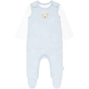 Steiff Uniseks basic baby-pyjama voor peuters, Celestial Blue, 68 cm