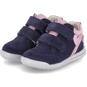 Superfit Babymeisjes Avrile Mini Sneaker, blauw/roze 8000, 19 EU