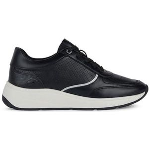 Geox D CRISTAEL D Sneakers voor dames, zwart, 36 EU, zwart, 36 EU