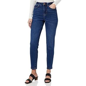 Vila Vinaomi Jo Dbd Hw Mom Noos Jeans voor dames, donkerblauw (dark blue denim), 36W x 30L