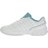 K-Swiss Performance Vrouwen Bigshot Light 4 Tennis Schoen, Wit/Nijl Blauw/Woestijn Bloem, 3 UK, Witte Nijl Blauwe Woestijnbloem, 36 EU