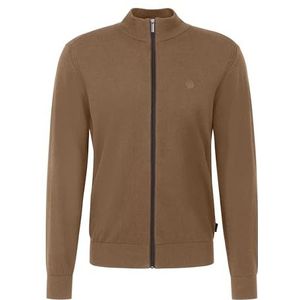 bugatti Heren gebreide jas, bruin, XXL