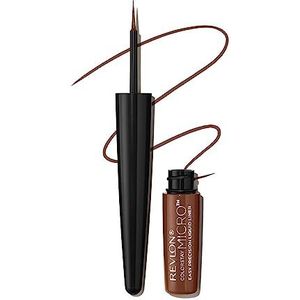 Revlon, Eyeliner ColorStay Micro™ Easy Precision Liquid Liner, houdt 24 uur, extreme precisie, gemakkelijk aan te brengen, N°302 What The Fudge (bruin) 1,7 ml