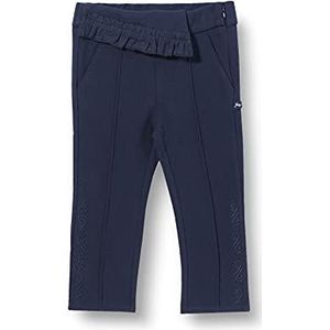 IKKS Netbroek marineblauw ruches baby meisje, Marine., 18 Maanden