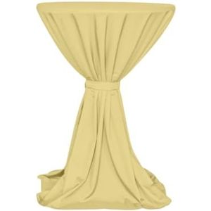 Gastro Uzal Sta Tafelkleed Milano in Creme 80-100 cm rund, für Tafelhöhen