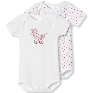 Schiesser Dp babybody 1/2 – babybody voor meisjes - multi - 12 mois