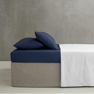 Catherine Lansfield Easy Iron Percale Dubbel Hoeslaken - Navy