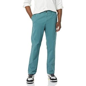 Amazon Essentials Men's Sportieve casual chinobroek met stretch (verkrijgbaar in grote en lange maten), Saliegroen, 35W / 28L