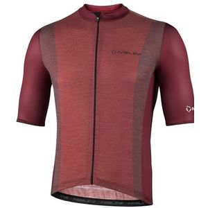 NALINI New Wool SS J T-shirt voor heren, Kinderrood/Brunellor, S