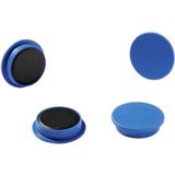 Durable 475306 Magneten, industriële verpakking, 32 mm, 720p, blauw, 20 st.