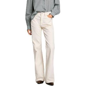 Pepe Jeans - PL211786 Willa - Bell-bottom Broek - Wit - Casual - Katoen