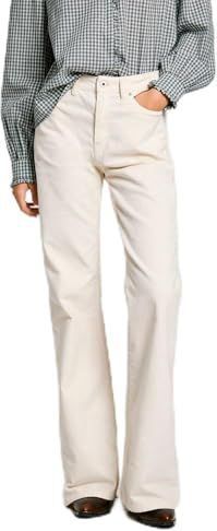 Pepe Jeans - PL211786 Willa - Bell-bottom Broek - Wit - Casual - Katoen