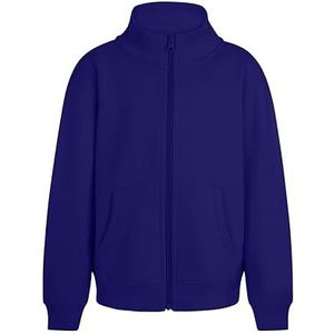 Mukua SZ270K Cooper Kids Sweatshirt voor kinderen, met ritssluiting, koningsblauw, maat 7/8, Royal Blauw, 7-8 años